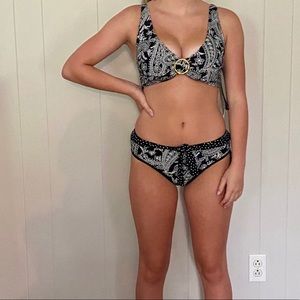 Ladies black/white Coco Reef bikini